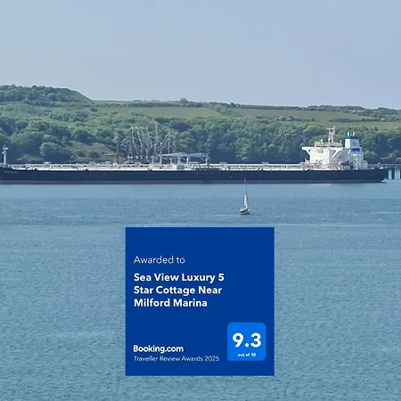 Sea View Luxury 5 Star Cottage Near Milford Marina Milford Haven Extérieur photo